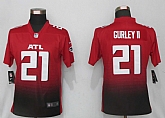 Women Nike Atlanta Falcons 21 Gurley II Red 2nd Alternate Limited Jersey,baseball caps,new era cap wholesale,wholesale hats